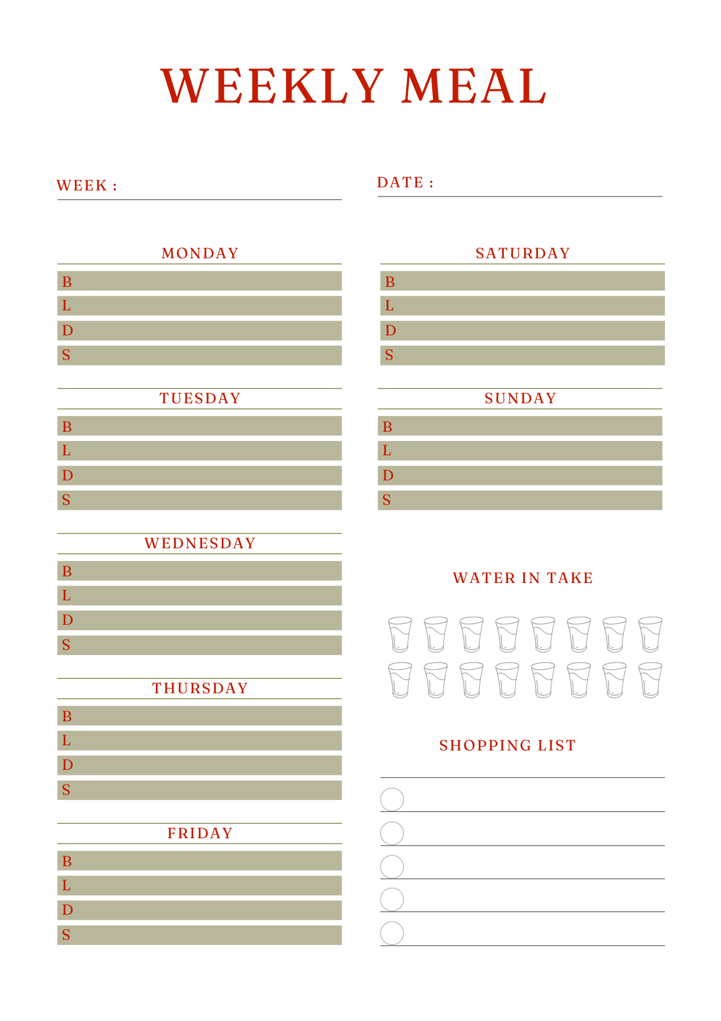 Meal Planner