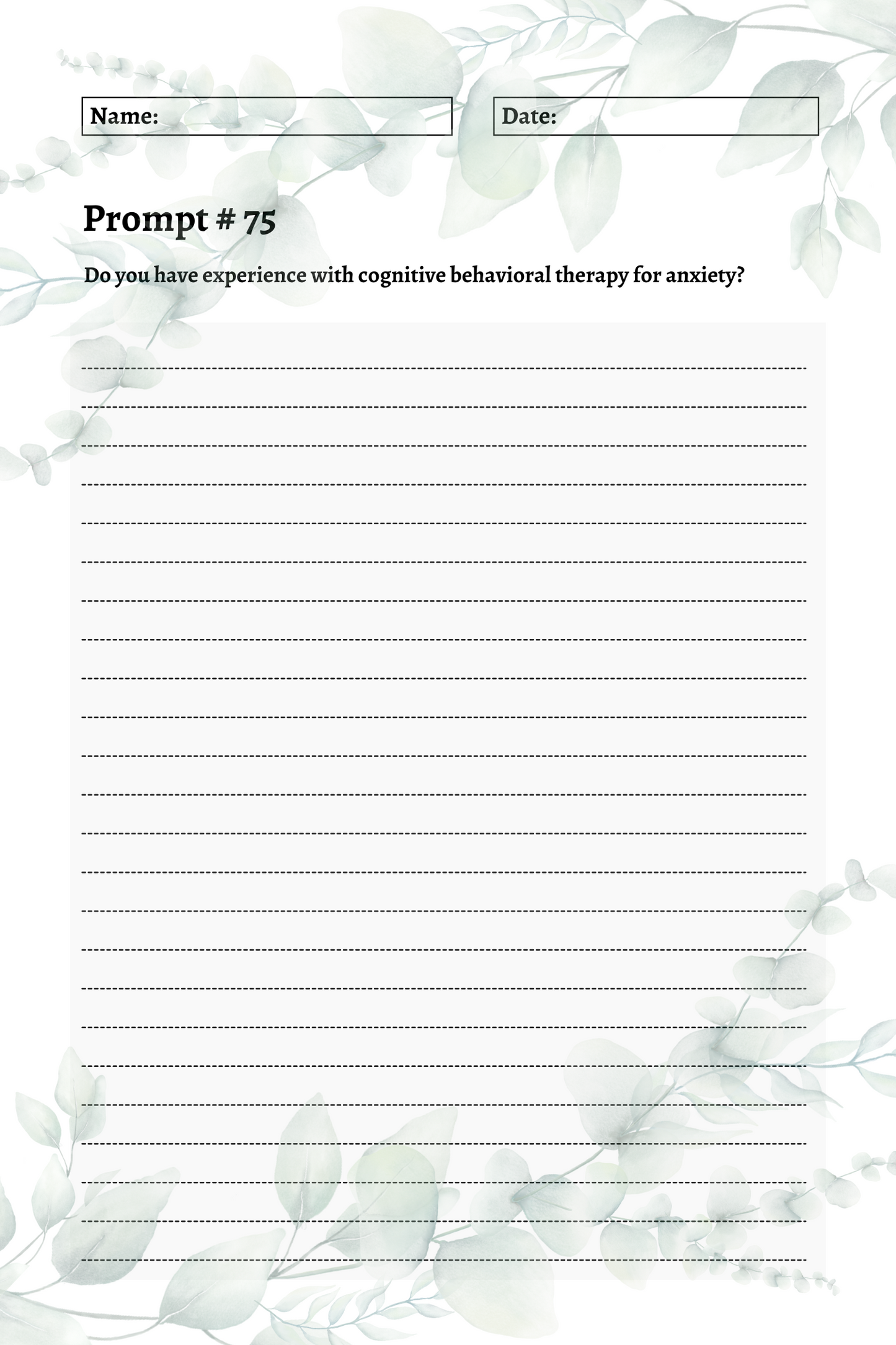 200 Mental Health Journal Prompts