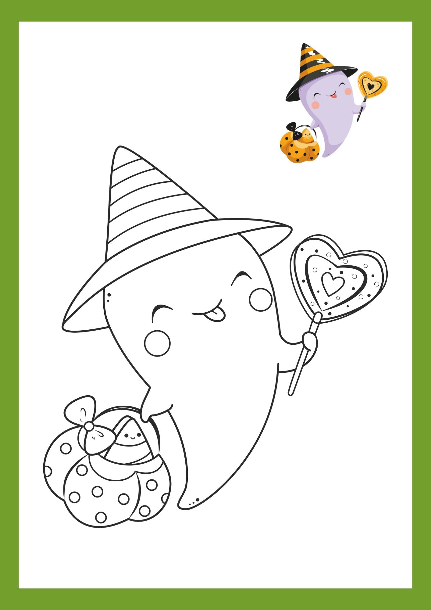 Halloween Characters Colouring Book – 11 Pages of Spooky Fun