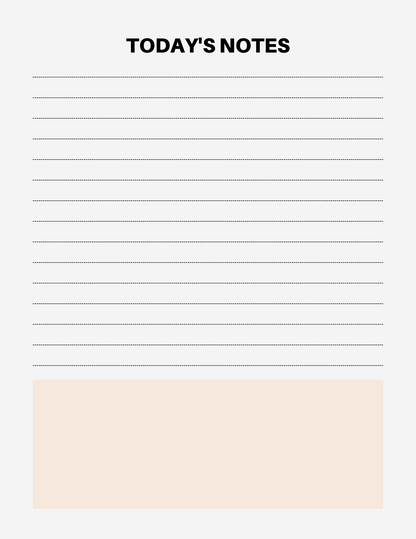 7 Day Food Diary