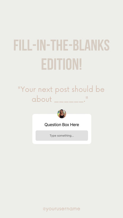 PLR STORIES ENGAGEMENT INSTAGRAM TEMPLATES  SMALL BUSINESS EDITION