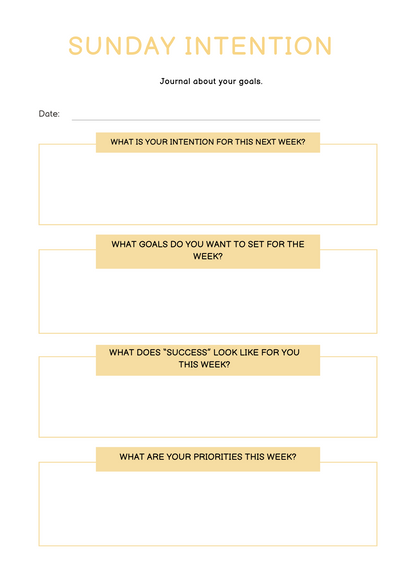 Journaling Planner