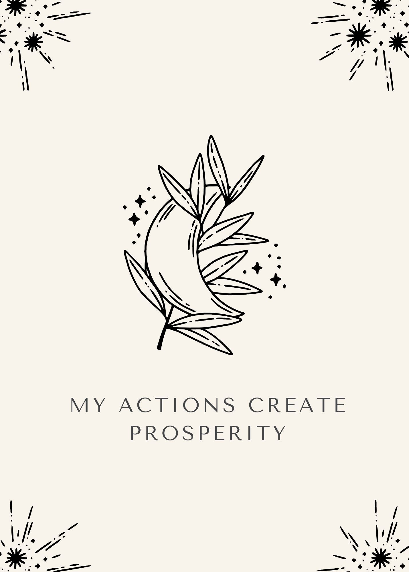 Abundance Affirmation Cards