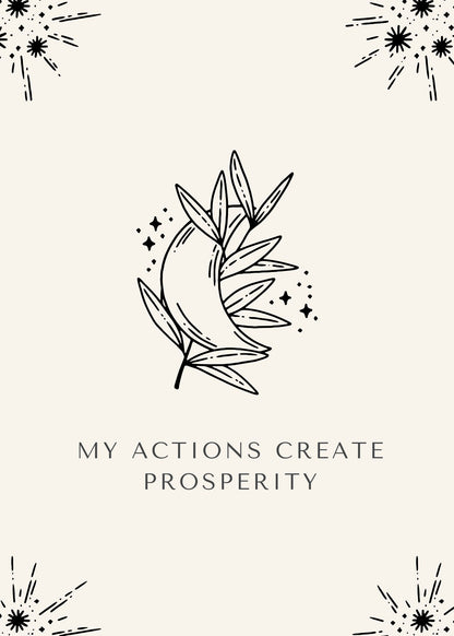 Abundance Affirmation Cards