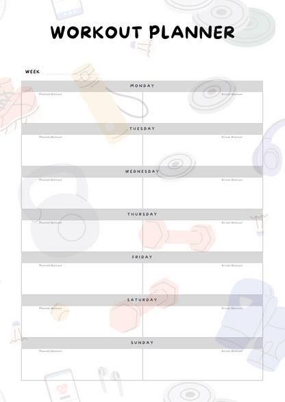 Fitness Planner