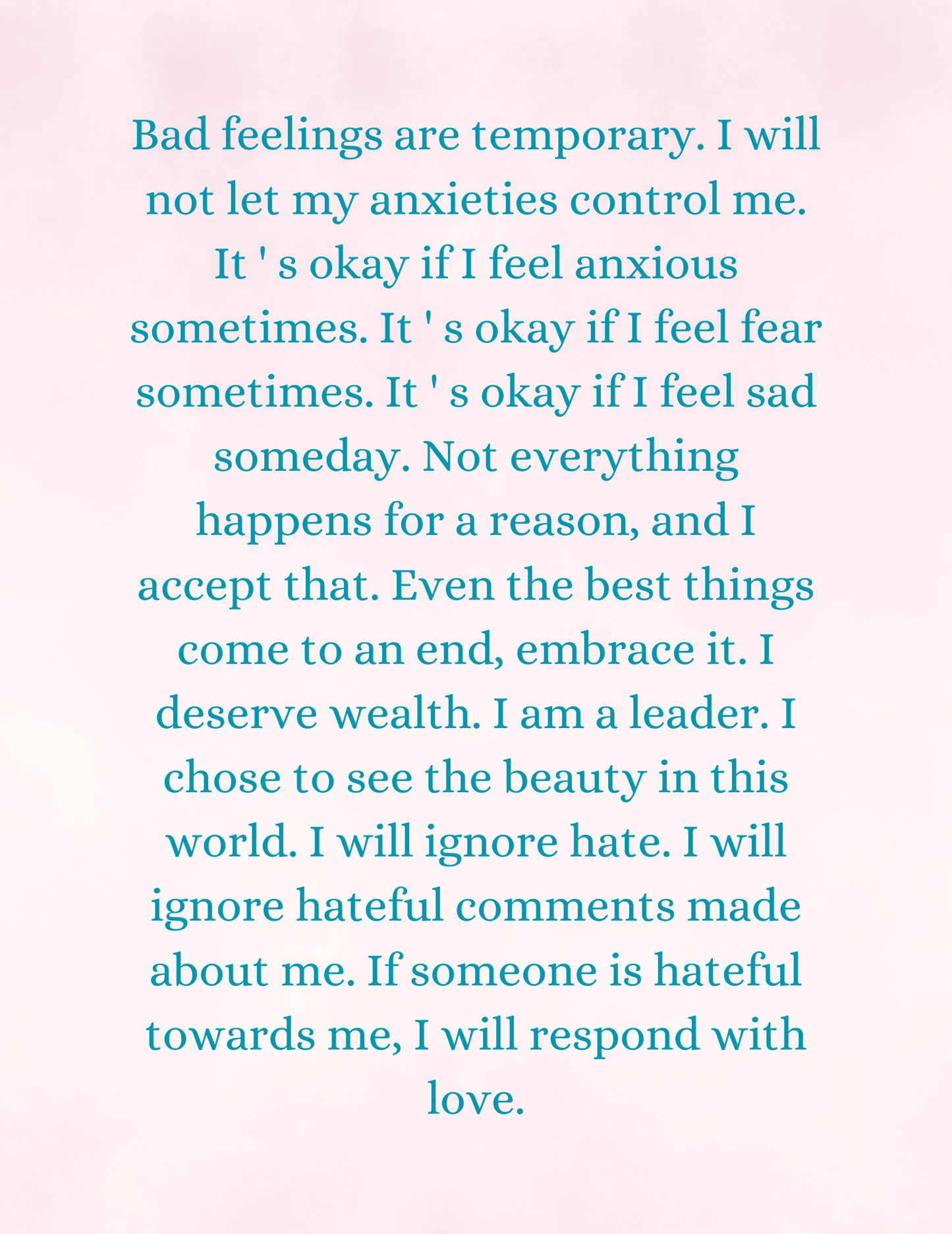100 Positive Affirmations for Women