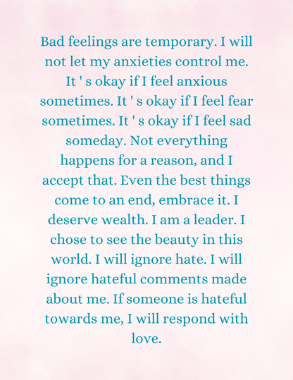 100 Positive Affirmations for Women