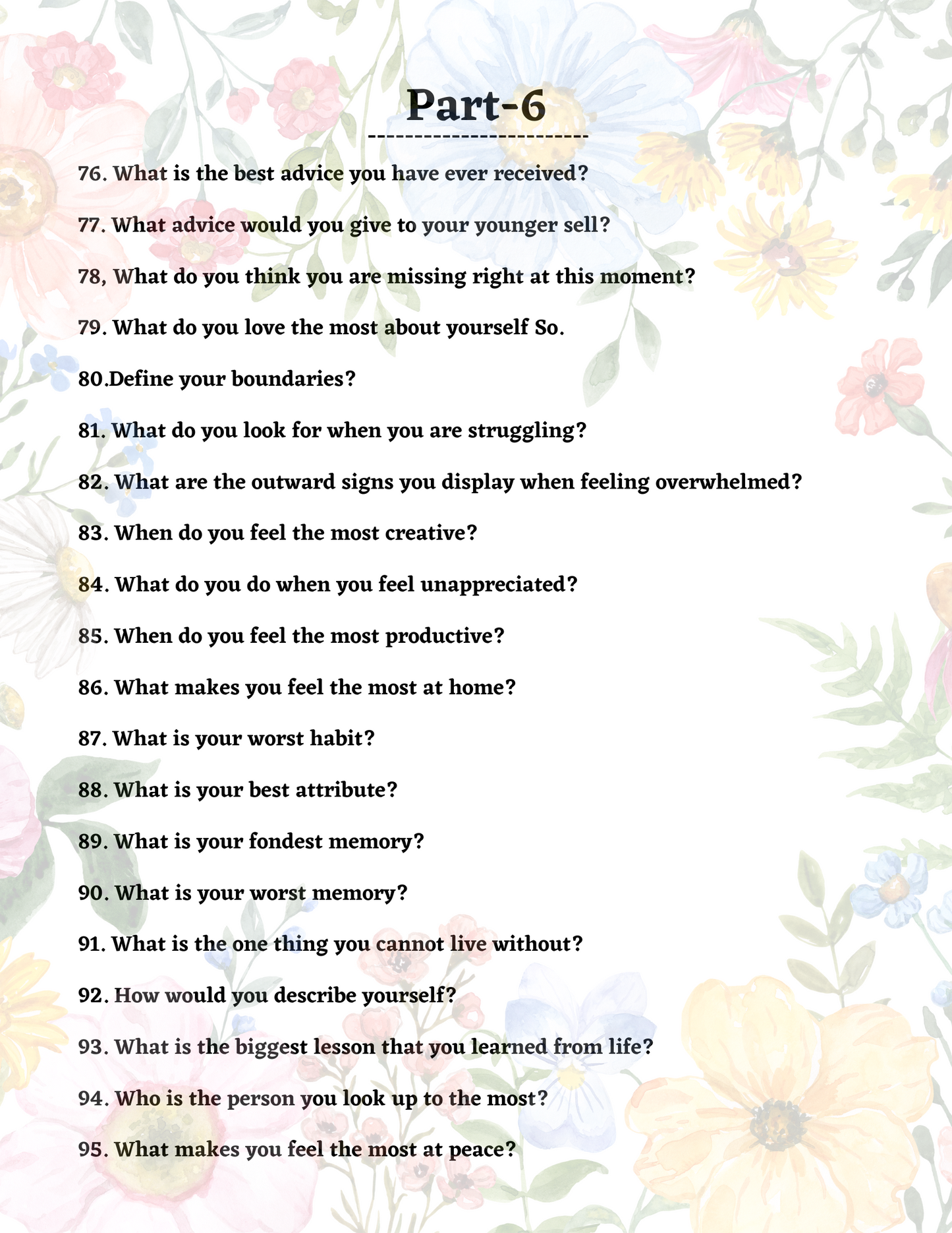 115 Deep Mental Prompts