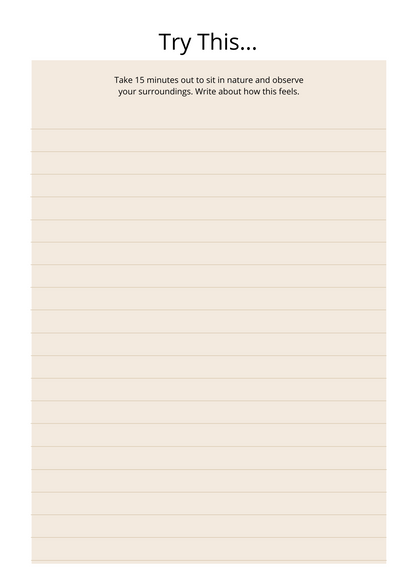 Calming Your Mind Journal