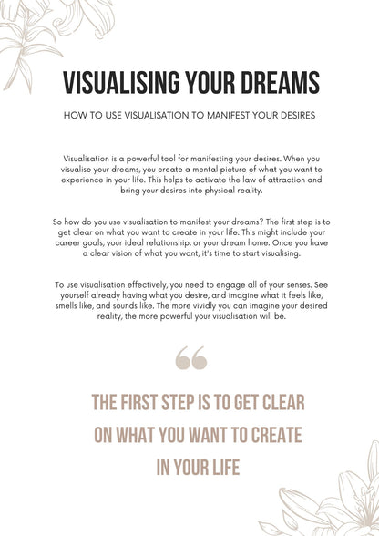 The Art of Manifestation