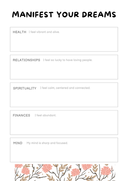 Manifestation Planner