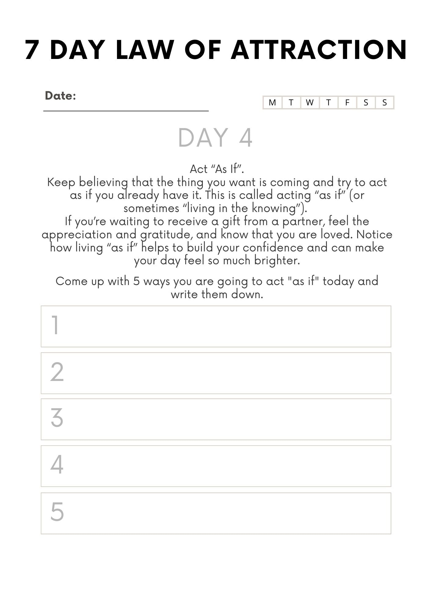 Law of Attraction Planner