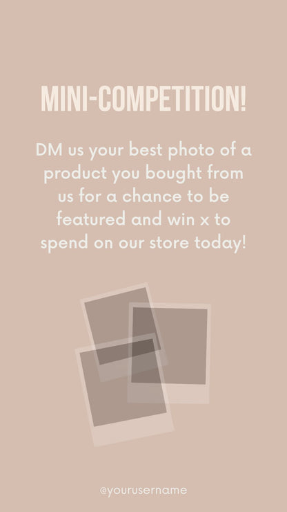 PLR STORIES ENGAGEMENT INSTAGRAM TEMPLATES  SMALL BUSINESS EDITION