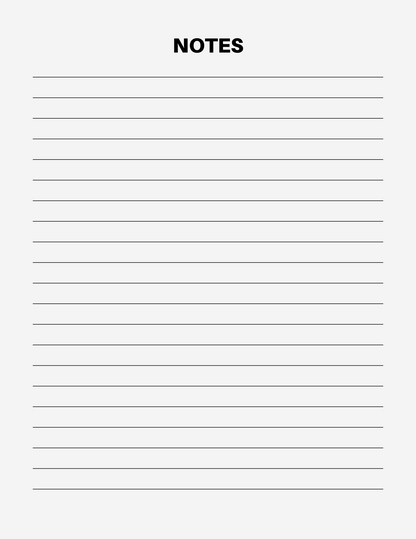 7 Day Food Diary
