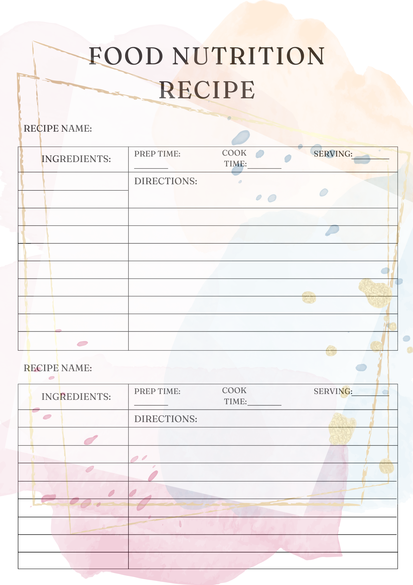 Nutrition Planner