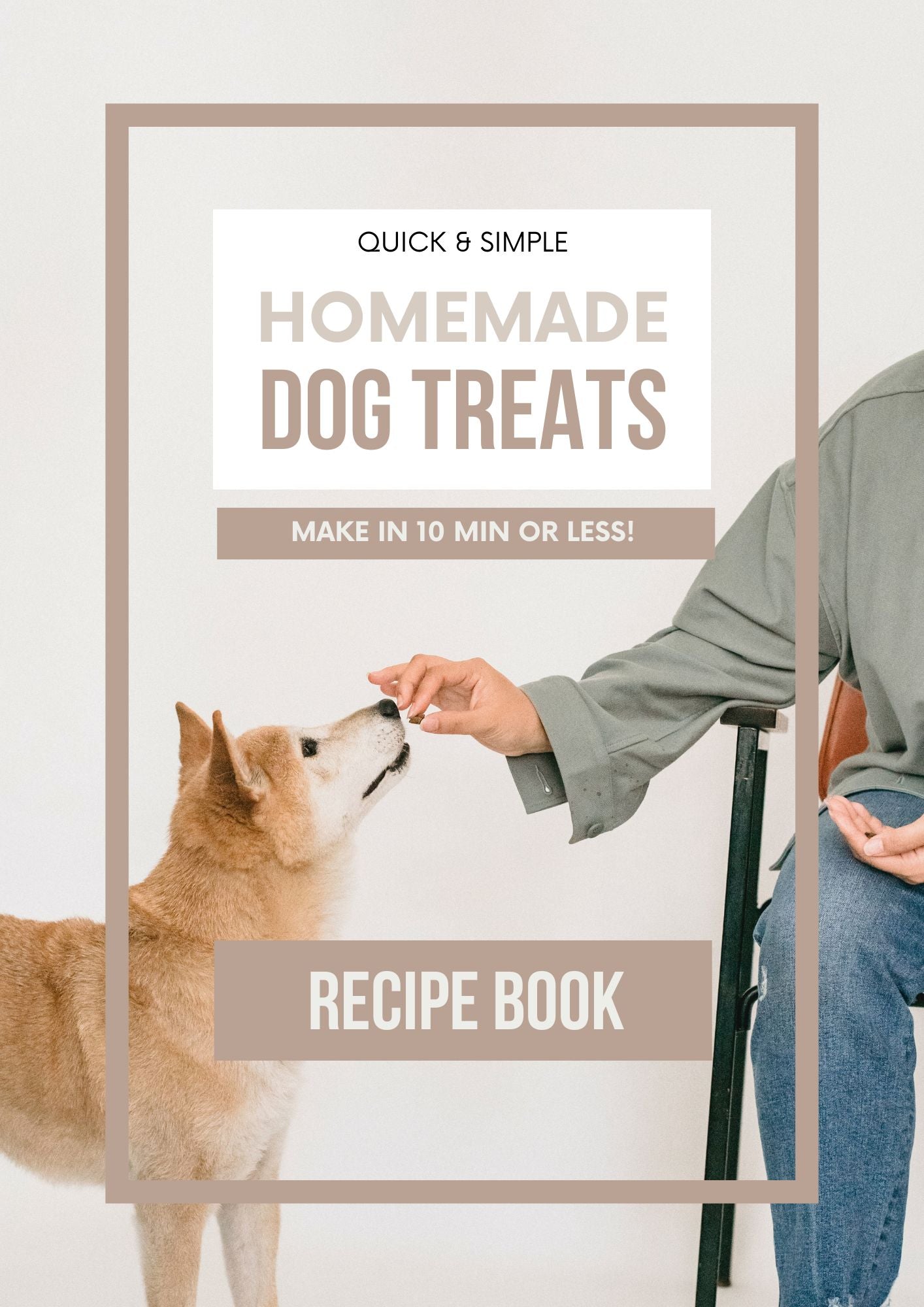 Dog treats recipe book