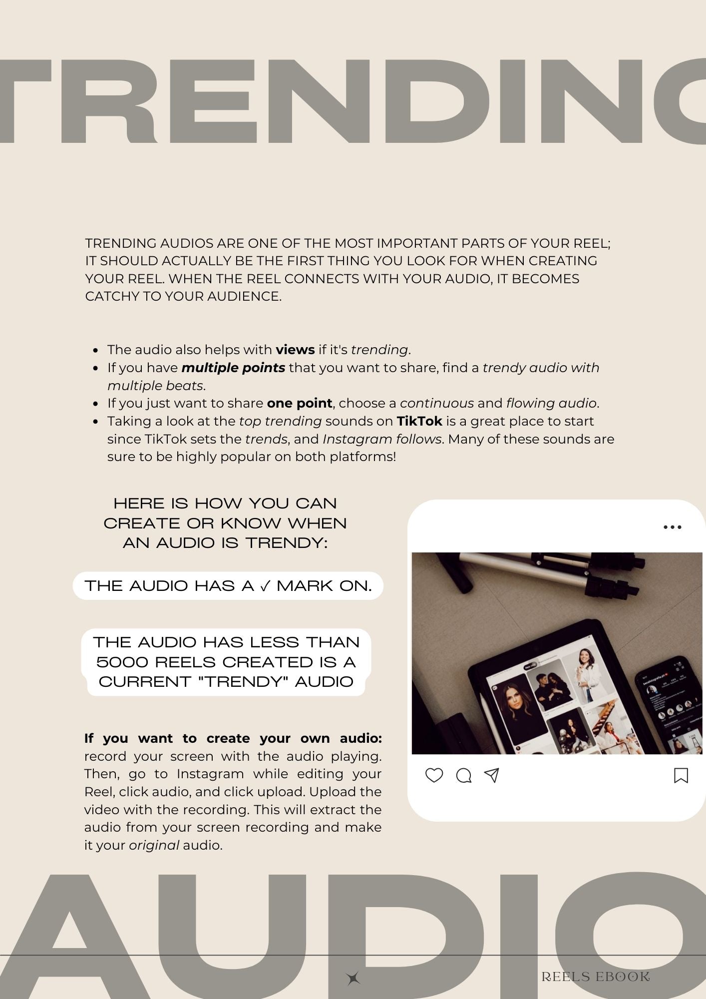 THE ULTIMATE REEL GUIDE