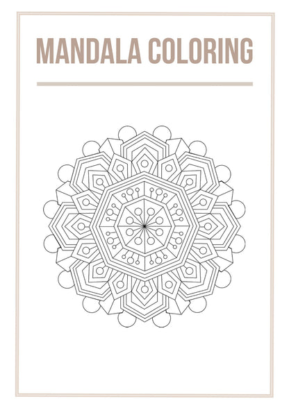 Mandala Colouring Worksheet Set