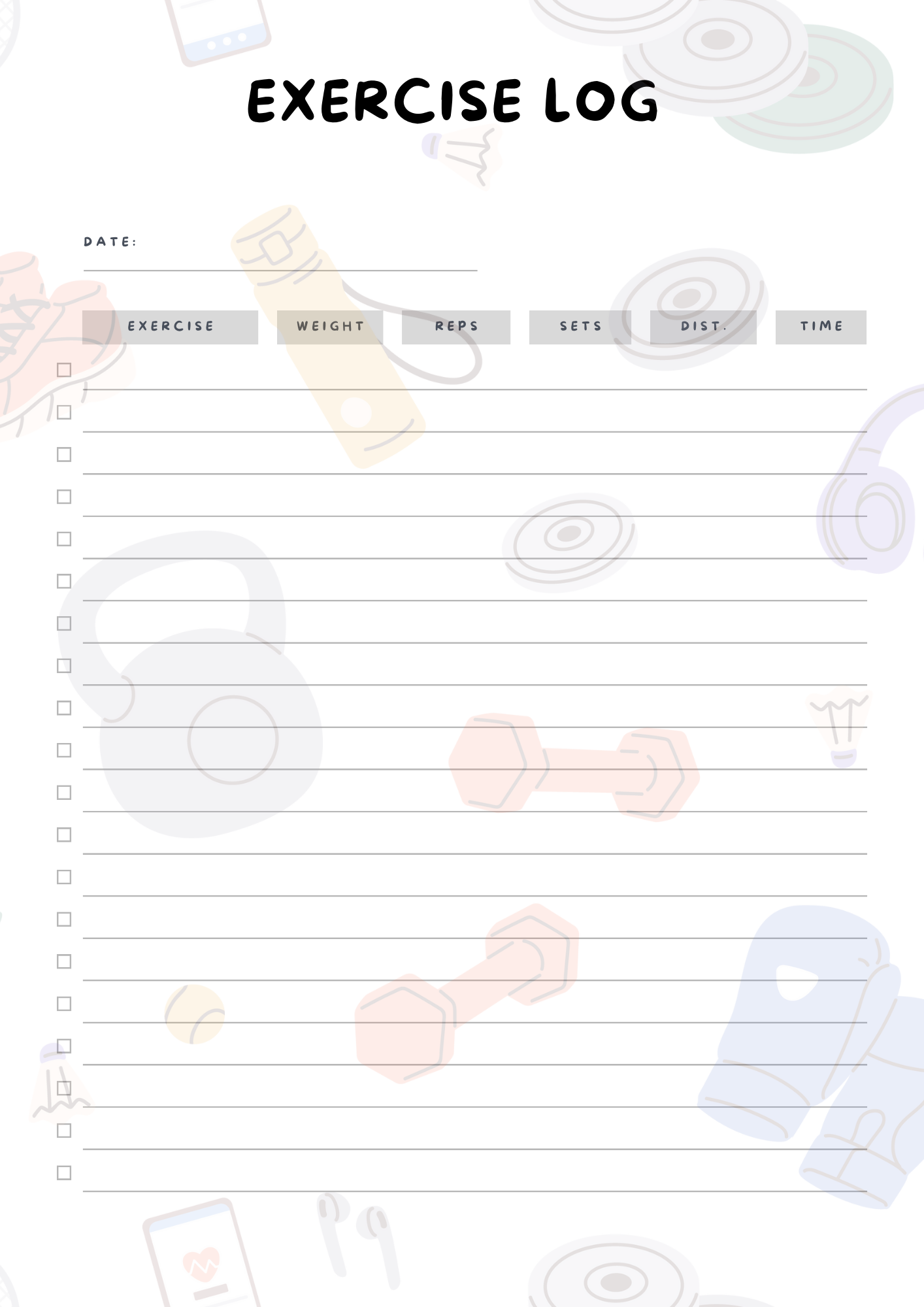 Fitness Planner