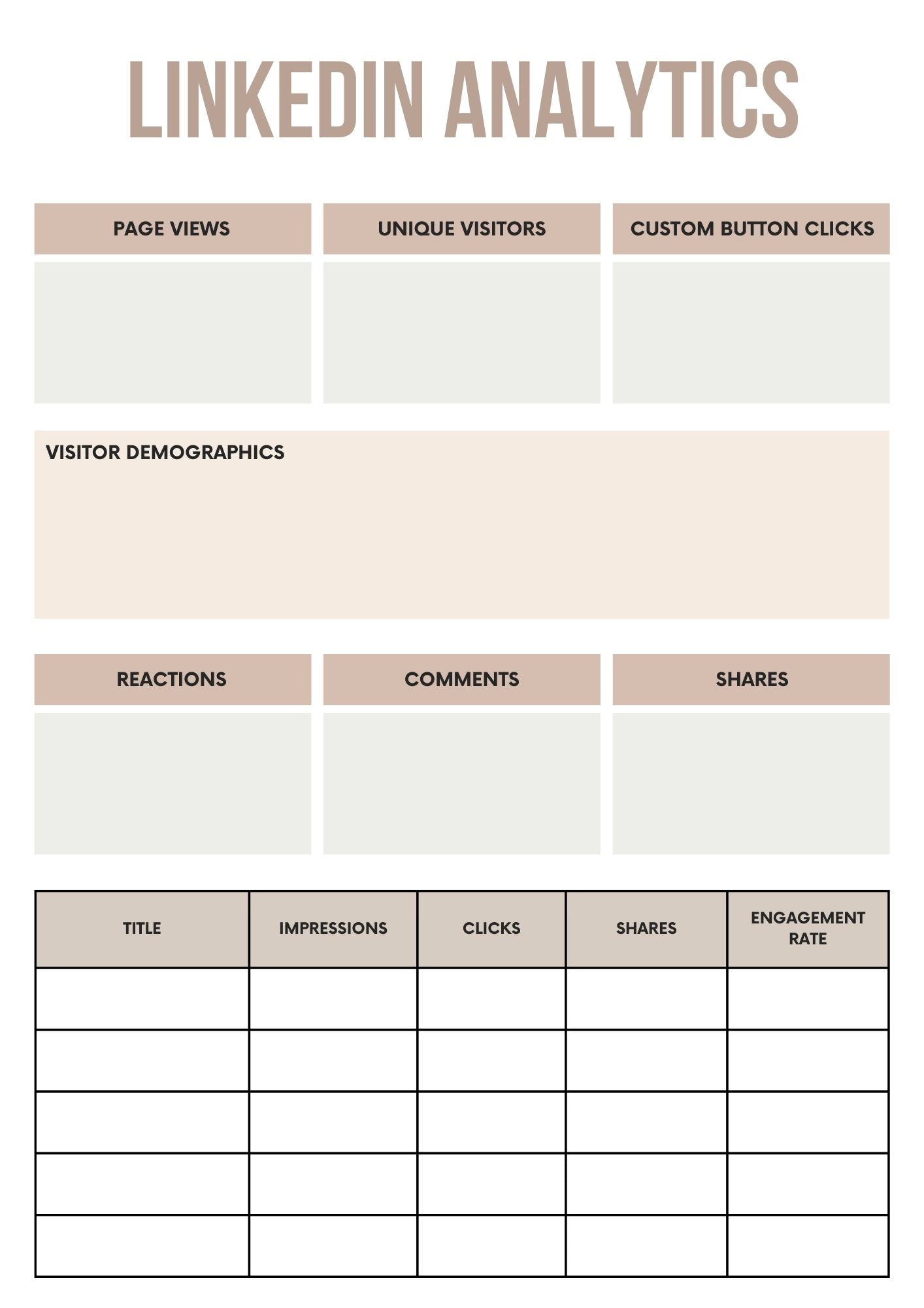 Social Media Marketing Planner