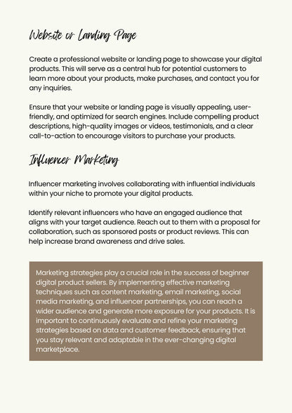 How to Sell Digital Products