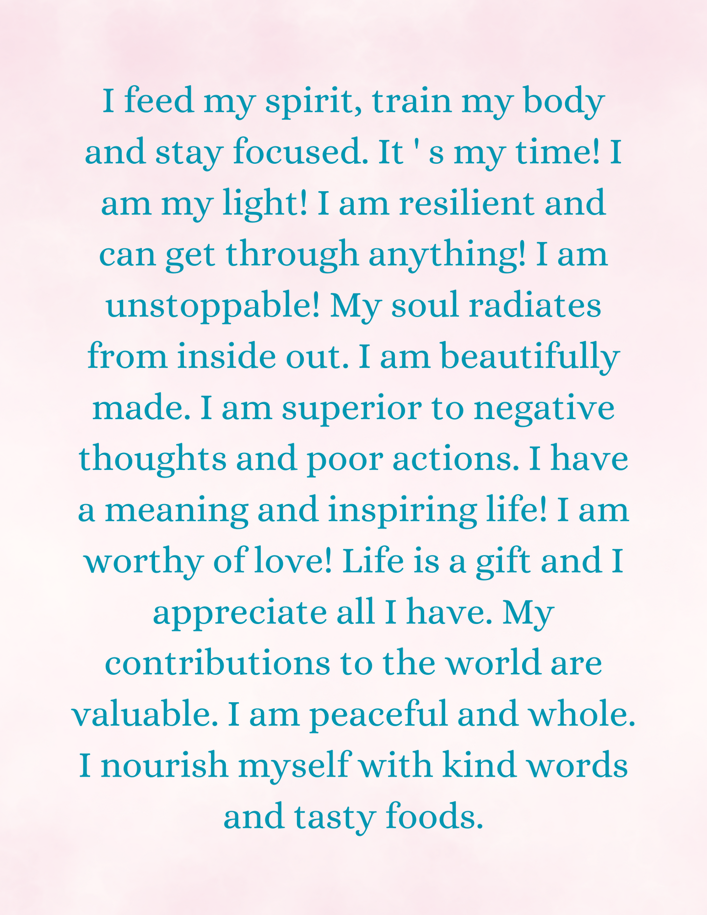 100 Positive Affirmations for Women