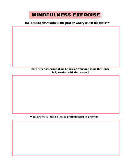 Mental Health Workbook