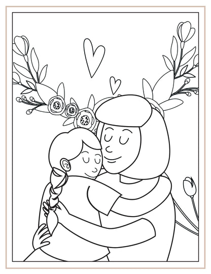 Mothers day colouring book