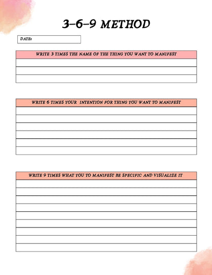 New Manifestation Journal