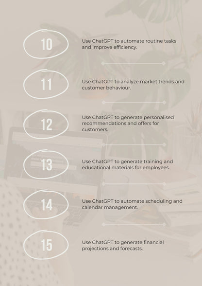50 Ways to Use ChatGPT in Business