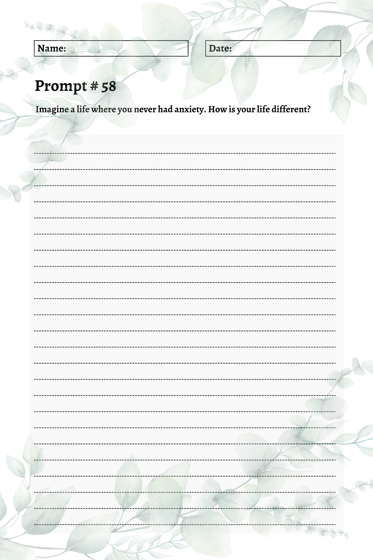 200 Mental Health Journal Prompts