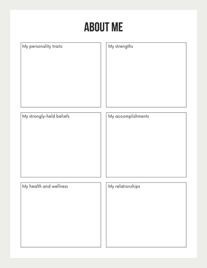 Vision Board Workbook
