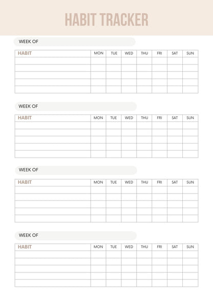 Habit Trackers