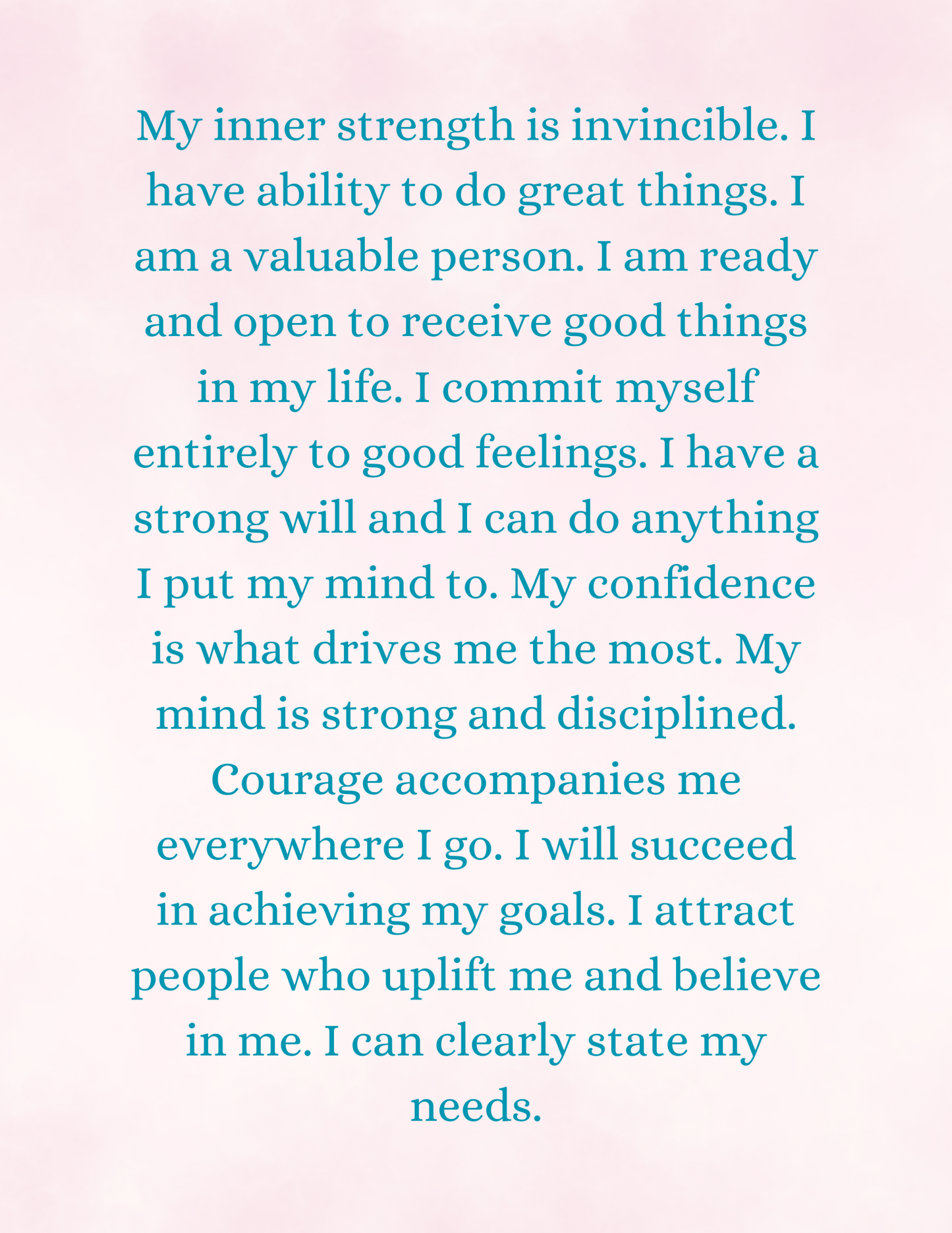 100 Positive Affirmations for Women