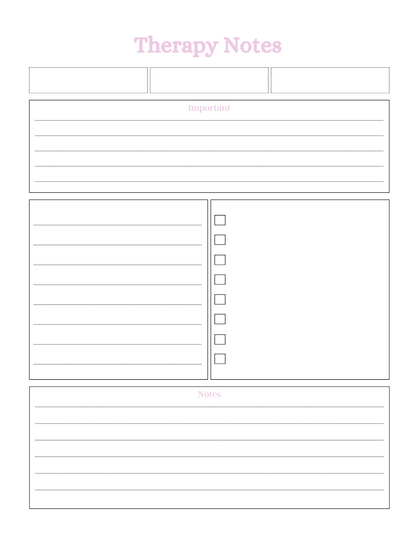 Mental Health Planner