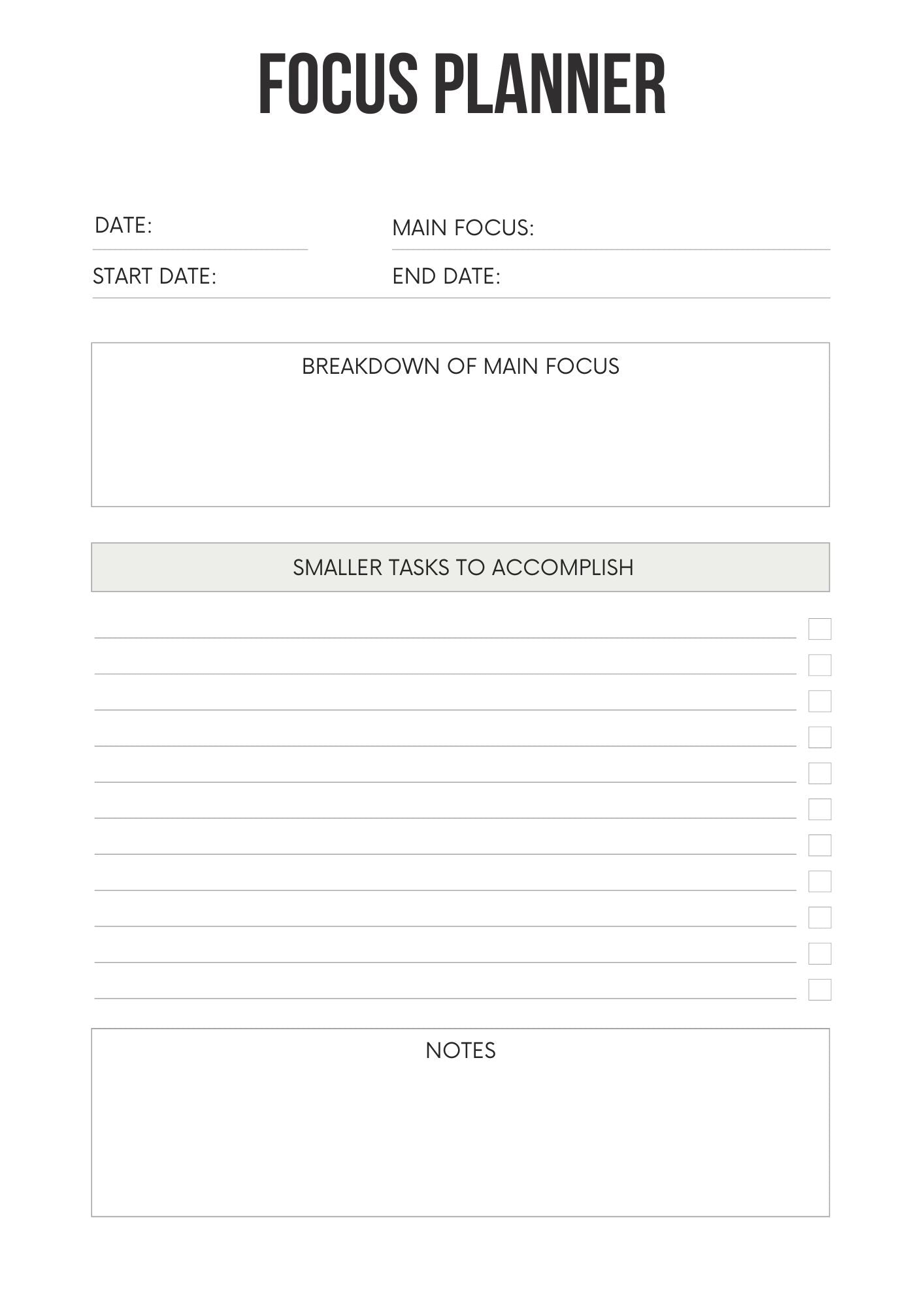 ADHD Life Planner