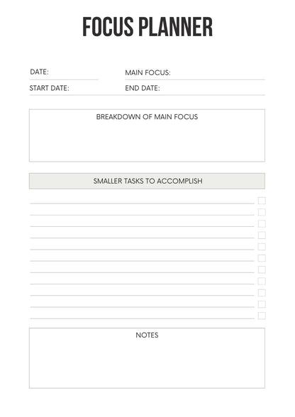 ADHD Life Planner