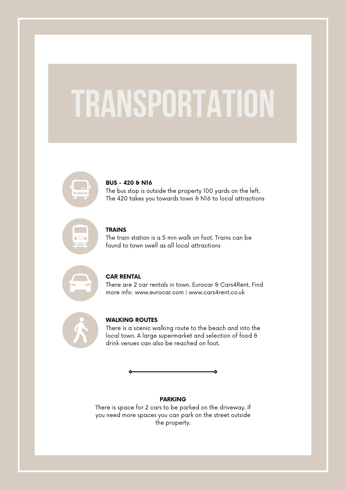 Airbnb & Host Printable Signs