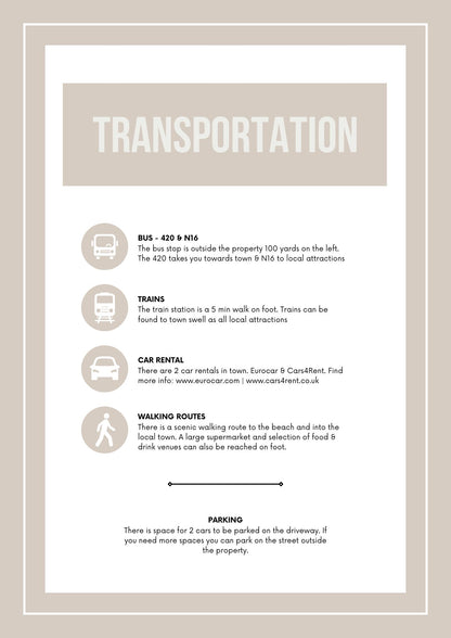 Airbnb & Host Printable Signs