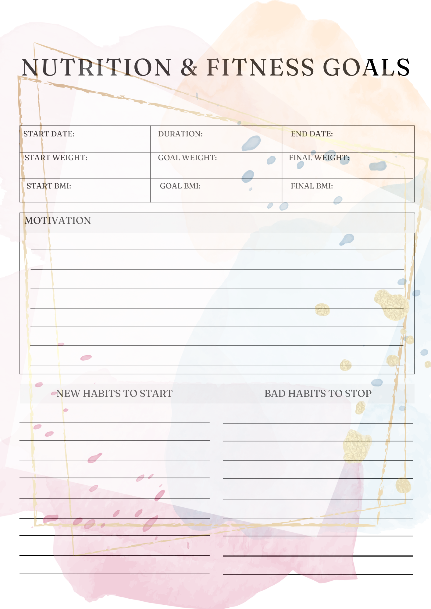 Nutrition Planner