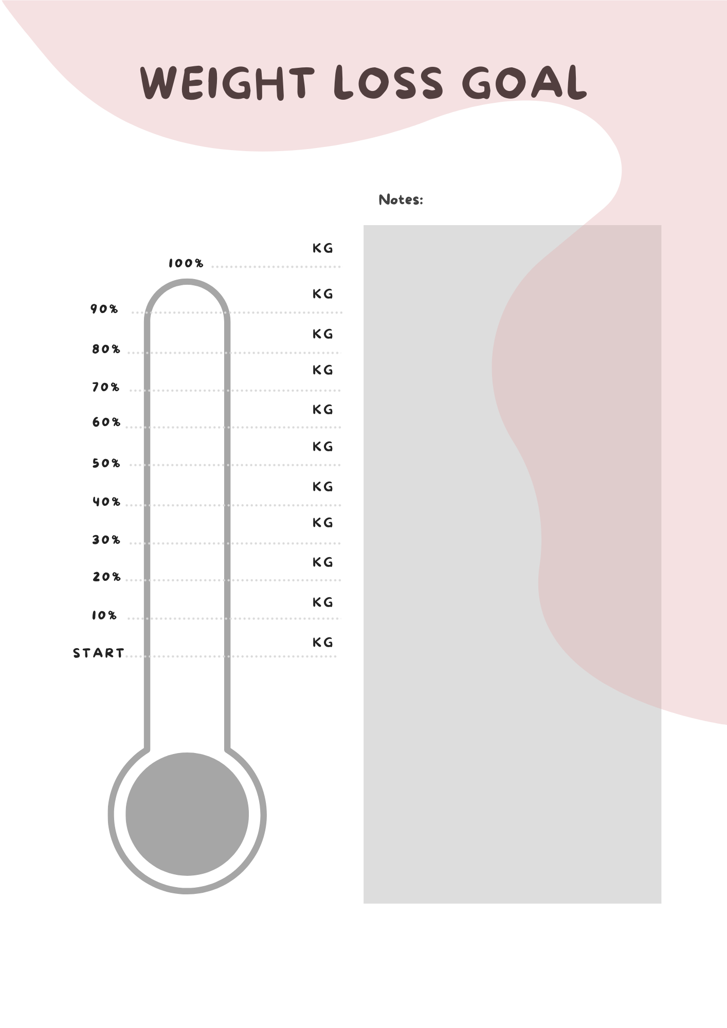 Weight Loss Planner