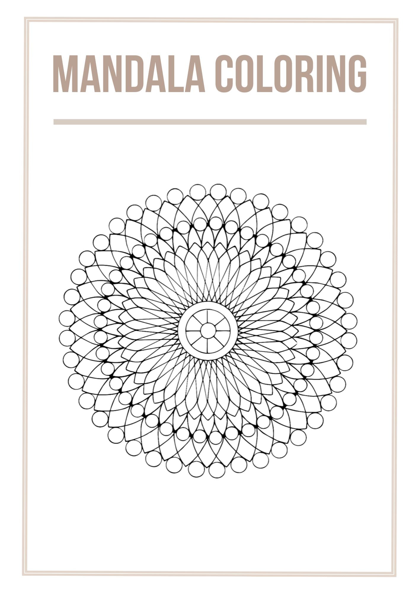 Mandala Colouring Worksheet Set