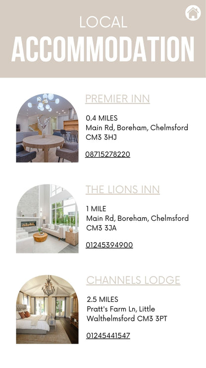 Wedding Itinerary For Guests for Mobile