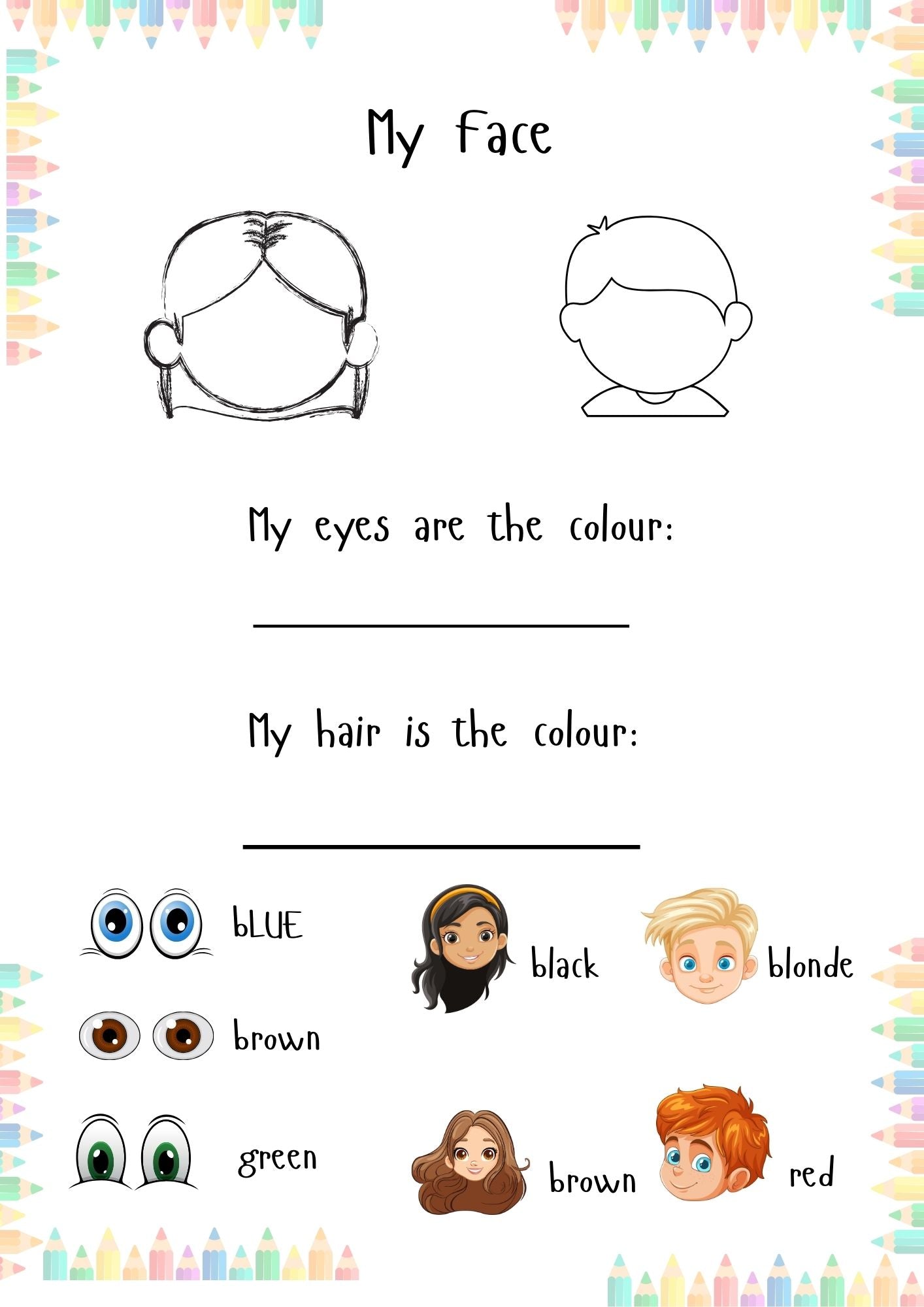 All About Me Workbook