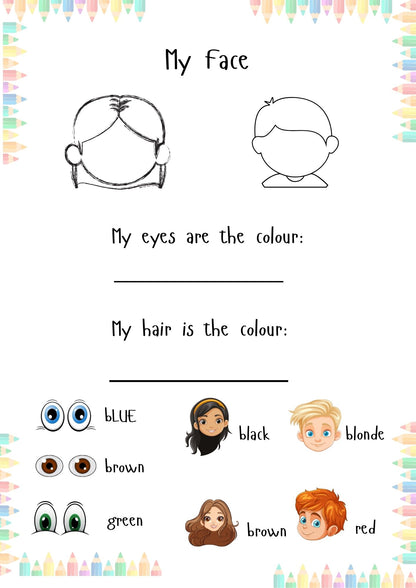 All About Me Workbook