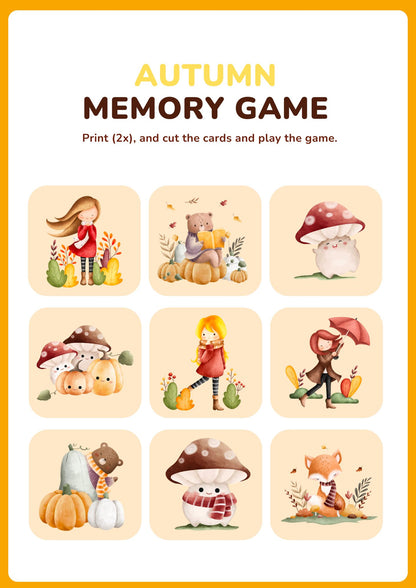 Autumn Activity Book Worksheet