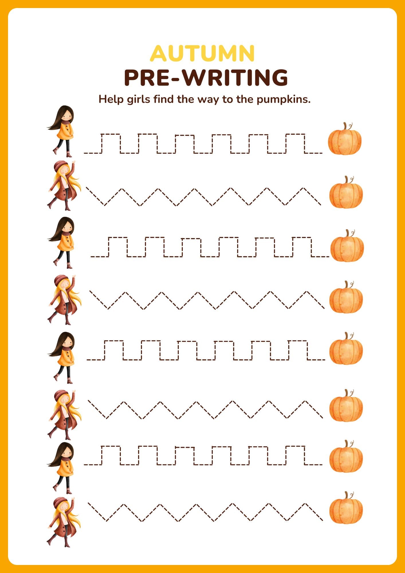 Autumn Activity Book Worksheet