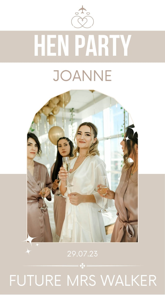 Hen Party Itinerary Template for Mobile