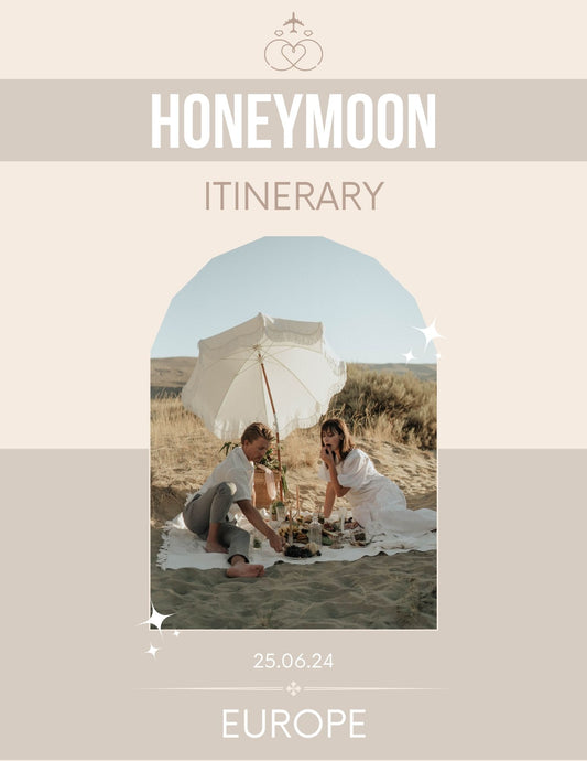 Honeymoon Itinerary Template for Tablet