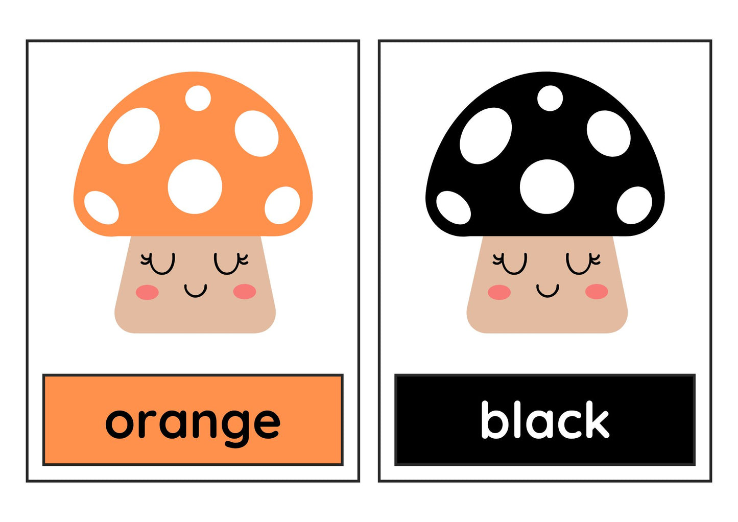 Colour Name Flashcards
